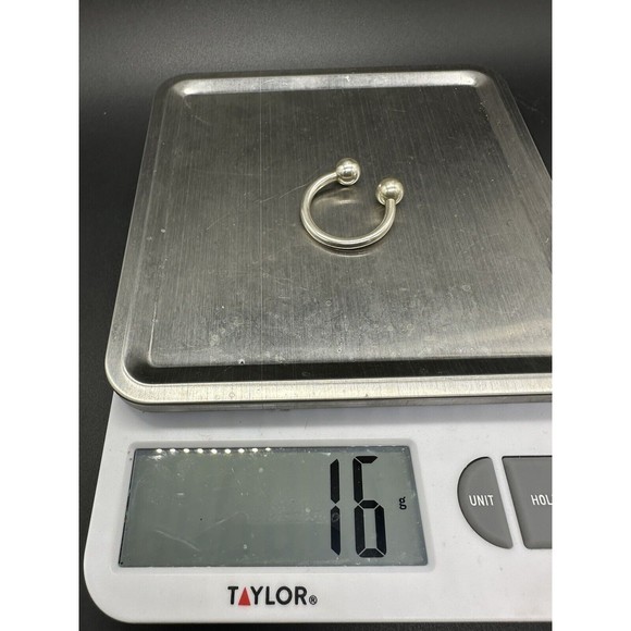 2001 Tiffany & Co 925 Sterling Silver Horseshoe Key Chain Key Ring Fob - Picture 9 of 9